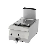 Maxima Heavy Duty Friteuse | 110–190°C | RVS | Gasgestookt | 400x700x280(h)mm