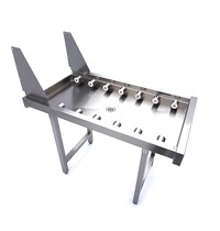 Maxima Afvoer Rollertafel van RVS | RVS | Rechte rollertafel | 1100x630x875(h)mm