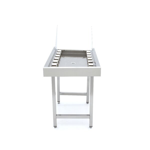 Afvoer Rollertafel van RVS | RVS | Rechte rollertafel | 1100x630x875(h)mm