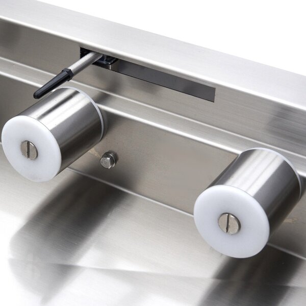 Afvoer Rollertafel van RVS | RVS | Rechte rollertafel | 1100x630x875(h)mm