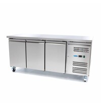 Maxima Vrieswerkbank | 3 Draaideuren | 396 Liter Capaciteit | 3 Roosters | 0.43kW (230V) | 1795x700x860(h)mm 