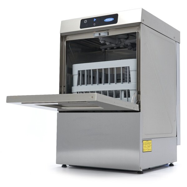 Glazenspoelmachine | 18.4 Liter Capaciteit | 60–85°C | RVS | 3.3kW (230V) | 480x540x760(h)mm