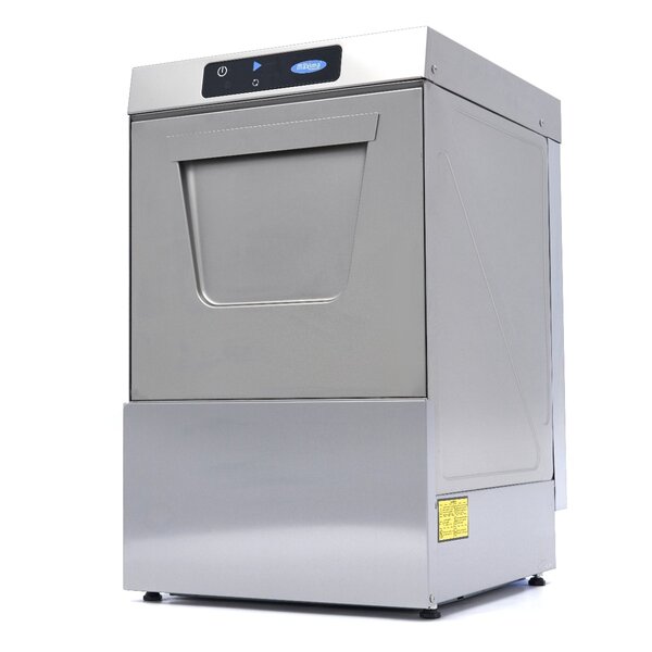 Glazenspoelmachine | 18.4 Liter Capaciteit | 60–85°C | RVS | 3.3kW (230V) | 480x540x760(h)mm