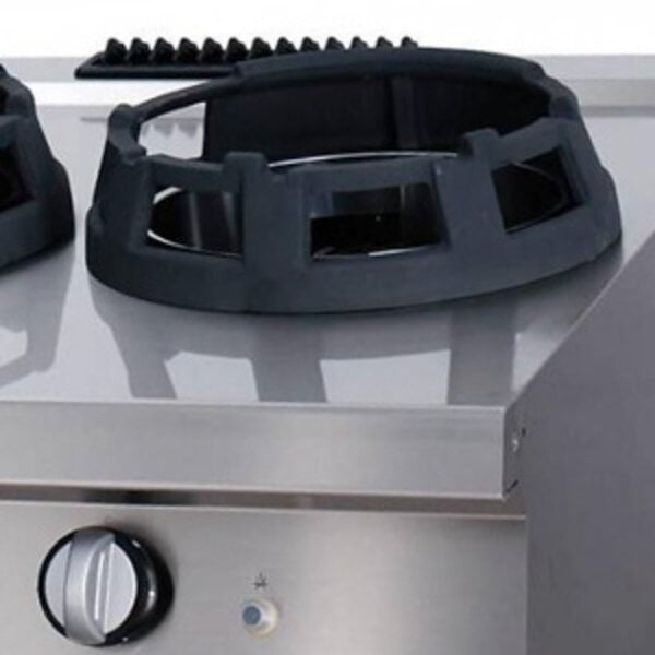 Heavy Duty Wok Brander | RVS | Dubbele brander | RVS behuizing | 800x700x380(h)mm