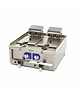 Maxima Elektrische frituurpan | RVS | Dubbele pan | Tapkraan | 12kW (400V) | 605x670x380(h)mm 