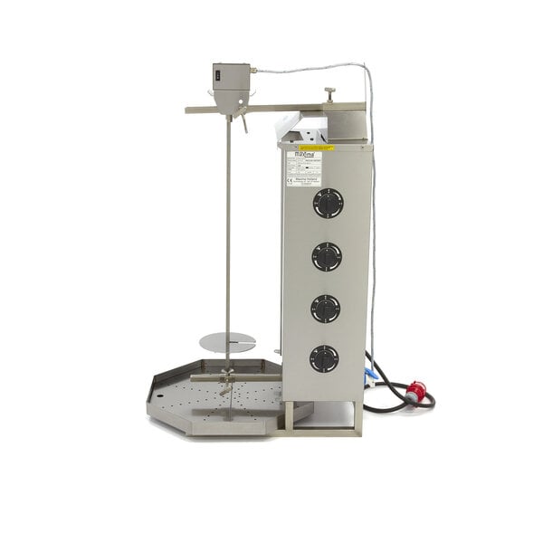 Shoarma Grill | Vier elektrische branders | Verstelbare spies | 6kW (400V) | 545x640x1140(h)mm