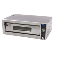 Maxima Pizza Oven | 1 Deur | 1 Compartimenten | 50–500°C | 6kW (400V) | 1200x770x410(h)mm 