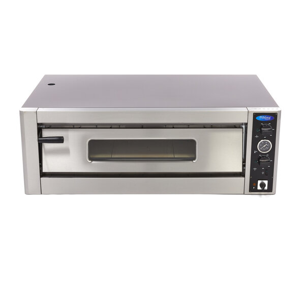 Pizza Oven | 1 Deur | 1 Compartimenten | 50–500°C | 6kW (400V) | 1200x770x410(h)mm