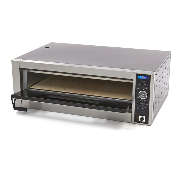 Pizza Oven | 1 Deur | 1 Compartimenten | 50–500°C | 6kW (400V) | 1200x770x410(h)mm