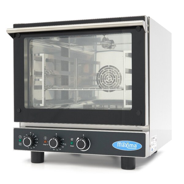 Combisteamer | 1 Glasdeur | 1 Rooster | 50–270°C | 3.3kW (230V) | 690x590x630(h)mm