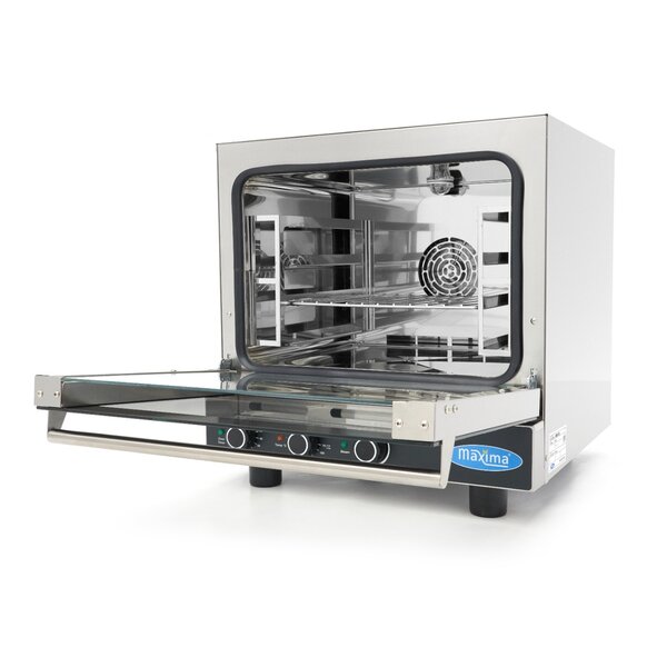 Combisteamer | 1 Glasdeur | 1 Rooster | 50–270°C | 3.3kW (230V) | 690x590x630(h)mm