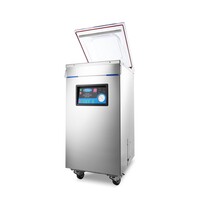 Maxima Vacumeermachine | 1 Compartimenten | RVS | Vloermodel | 0.9kW (230V) | 475x555x1050(h)mm