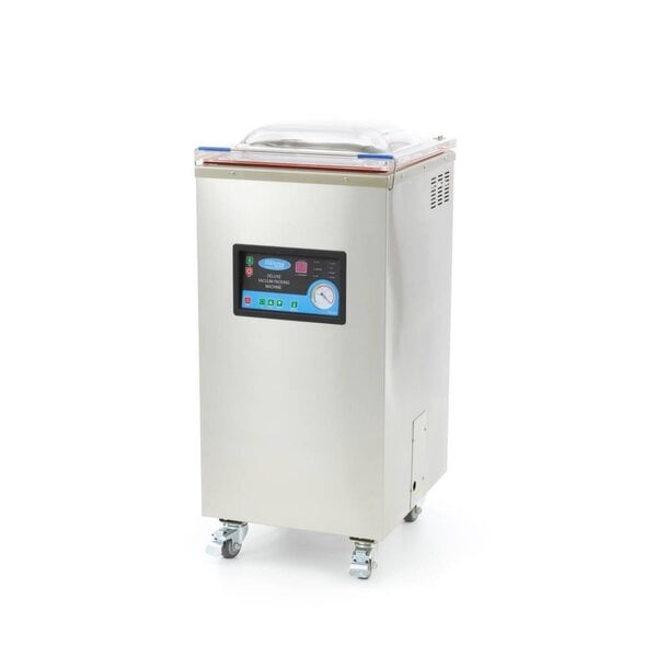 Vacumeermachine | 1 Compartimenten | RVS | Vloermodel | 0.9kW (230V) | 475x555x1050(h)mm