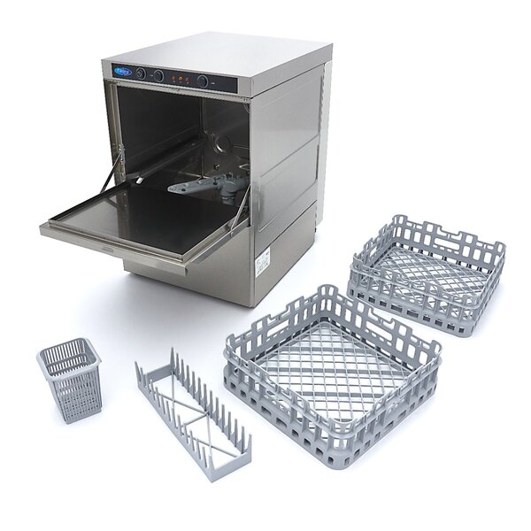 Glazenspoelmachine | RVS | Stille werking | 2.8kW (230V) | 410x500x600(h)mm