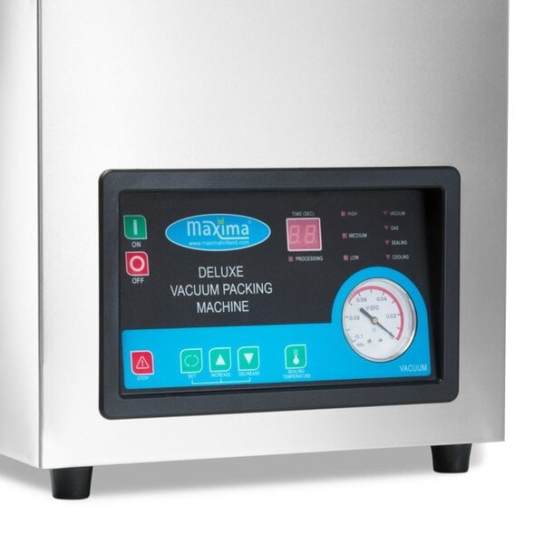 Vacumeermachine tafelmodel | 1 Compartimenten | RVS | Digitaal bedieningspaneel | 0.9kW (230V) | 520x560x460(h)mm