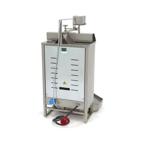 Shoarma Grill | Drie elektrische branders | Motor bovenkant | RVS uitlekbak | 4.5kW (400V) | 545x640x980(h)mm