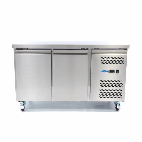 Vrieswerkbank | 2 Draaideuren | 272 Liter Capaciteit | 2 Roosters | 0.39kW (230V) | 1360x700x860(h)mm