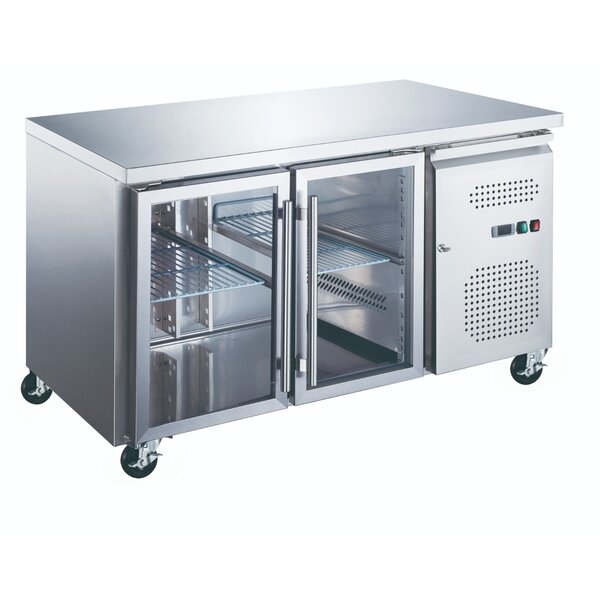 Koelwerkbank | 2 Draaideuren | 255 Liter Capaciteit | 1/1 GN | 0.26kW (230V) | 1360x700x860(h)mm