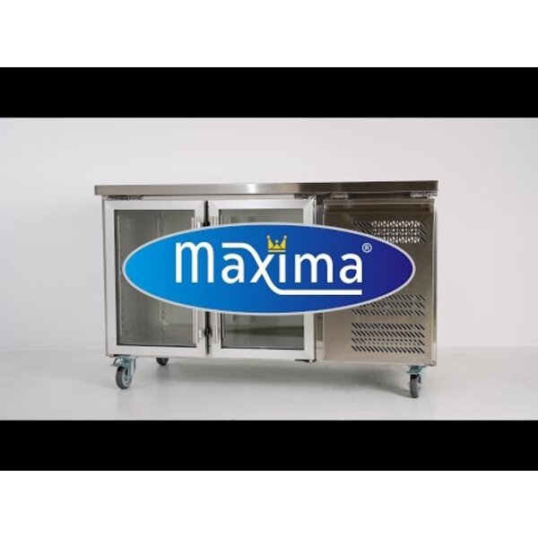 Koelwerkbank | 2 Draaideuren | 255 Liter Capaciteit | 1/1 GN | 0.26kW (230V) | 1360x700x860(h)mm