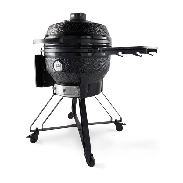 Premium Kamado BBQ | Keramische wanden | Inklapbare zijtafels | Uitschuifbare aslade | 1440x870x1220(h)mm