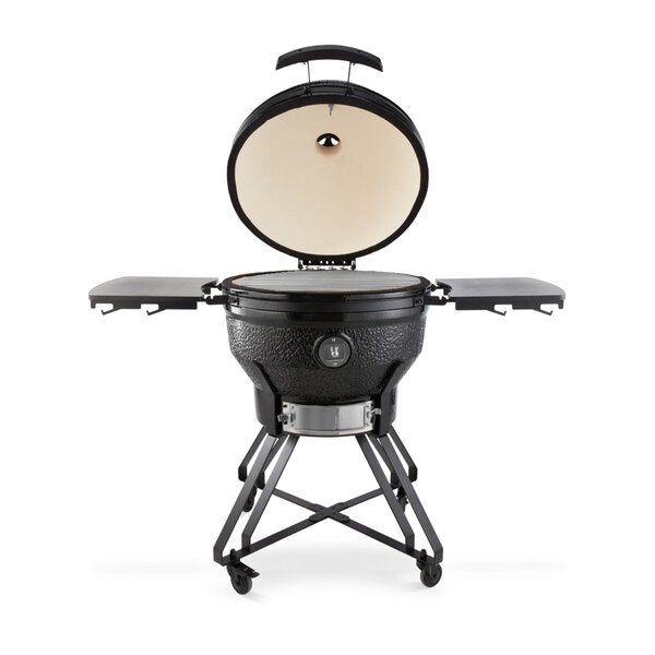 Premium Kamado BBQ | Keramische wanden | Inklapbare zijtafels | Uitschuifbare aslade | 1440x870x1220(h)mm