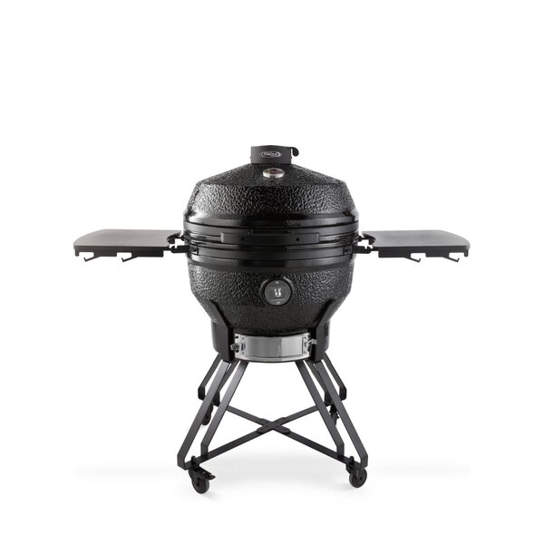 Premium Kamado BBQ | Keramische wanden | Inklapbare zijtafels | Uitschuifbare aslade | 1440x870x1220(h)mm