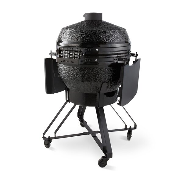 Premium Kamado BBQ | Keramische wanden | Inklapbare zijtafels | Uitschuifbare aslade | 1440x870x1220(h)mm