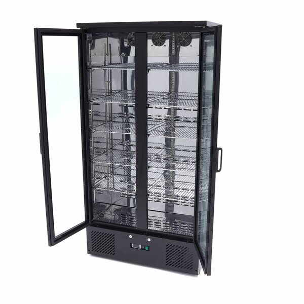 Drankenkoeling | 2 Draaideuren | 546 Liter Capaciteit | 10 Roosters | 0.42kW (230V) | 920x515x1800(h)mm