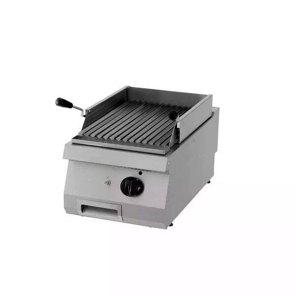 Heavy Duty Lavasteengrill | In hoogte verstelbaar | Veiligheidsthermostaat | 400x700x280(h)mm