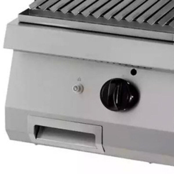 Heavy Duty Lavasteengrill | In hoogte verstelbaar | Veiligheidsthermostaat | 400x700x280(h)mm