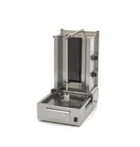 Maxima Shoarma Grill | Twee elektrische branders | RVS uitlekbak | Verstelbare spies | 3kW (230V) | 406x580x803(h)mm 