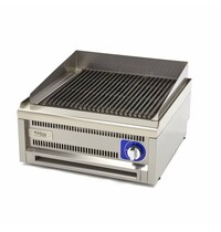 Maxima Chargrill Horeca Gas | Professionele chargrill | Uitneembare gietijzeren roosters | Veilige vetafvoer | 600x600x340(h)mm