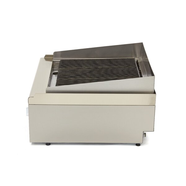 Chargrill Horeca Gas | Professionele chargrill | Uitneembare gietijzeren roosters | Veilige vetafvoer | 600x600x340(h)mm