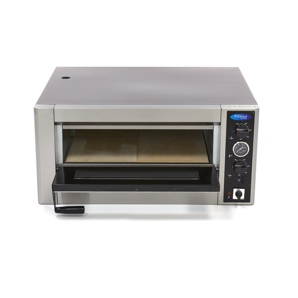 Pizza Oven | 1 Deur | 1 Compartimenten | 50–500°C | 5kW (400V) | 900x770x410(h)mm
