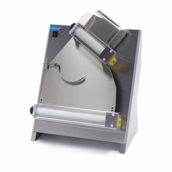 Deegroller Machine | RVS | Dubbele deegroller | RVS behuizing | 0.25kW (230V) | 600x450x780(h)mm