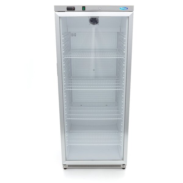 Koelkast Rvs met Glazen | 1 Draaideur | 734 Liter Capaciteit | 4 Roosters | 0.46kW (230V) | 780x700x1900(h)mm