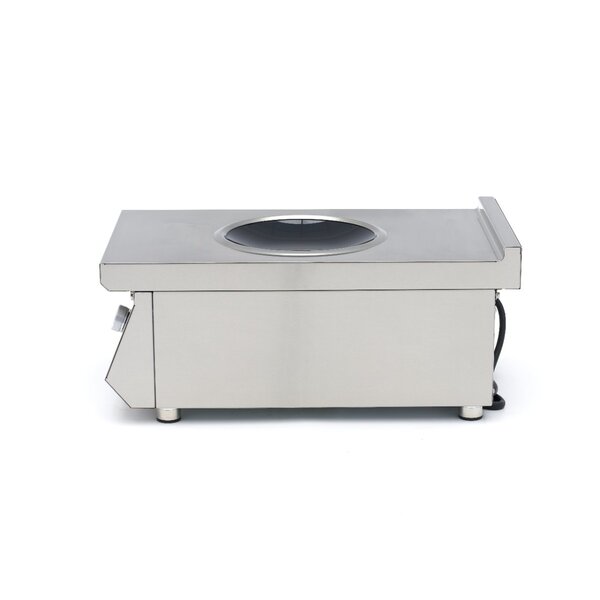 Inductie Wokbrander | 60–240°C | RVS/Glas | Digitaal display | 5kW (400V) | 400x700x320(h)mm