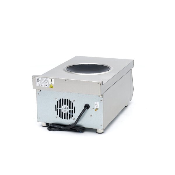 Inductie Wokbrander | 60–240°C | RVS/Glas | Digitaal display | 5kW (400V) | 400x700x320(h)mm