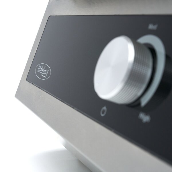 Inductie Wokbrander | 60–240°C | RVS/Glas | Digitaal display | 5kW (400V) | 400x700x320(h)mm