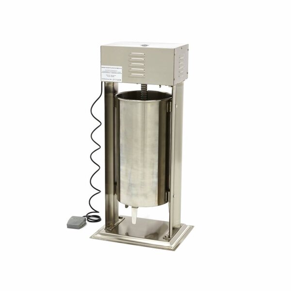 Automatische worstenvuller | 25 Liter Capaciteit | RVS | RVS uitvoering | 0.12kW (230V) | 430x330x910(h)mm