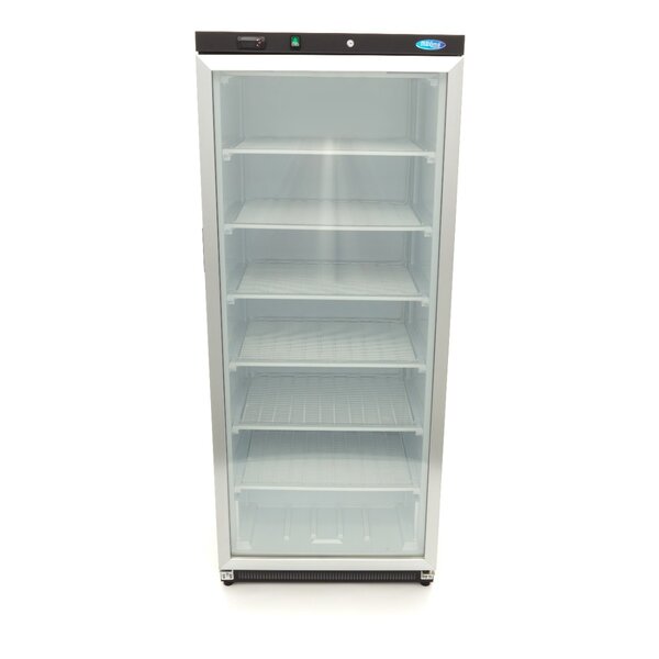 Vrieskast zwart met glas | 1 Draaideur | 626 Liter Capaciteit | 6 Roosters | 0.66kW (230V) | 780x700x1900(h)mm