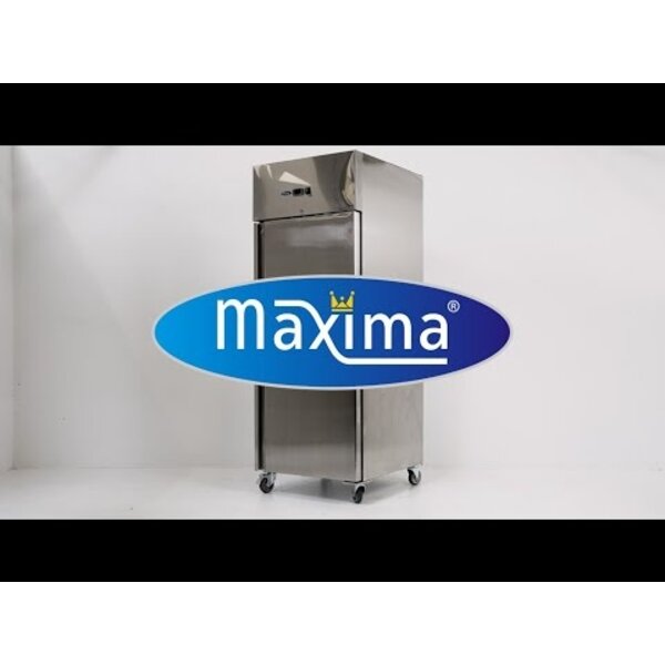 Koelkast roestvrijstaal | 1 Draaideur | 614 Liter Capaciteit | 3 Roosters | 0.23kW (230V) | 745x830x2020(h)mm