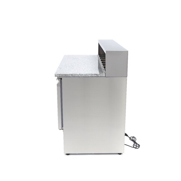 Pizzawerkbank | 3 Draaideuren | 385 Liter Capaciteit | 1/6 GN | 0.23kW (230V) | 1365x700x1100(h)mm