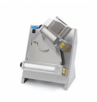 Maxima Deegroller Machine | RVS | Dubbele deegroller | Transparante beschermkap | 0.25kW (230V) | 500x390x690(h)mm