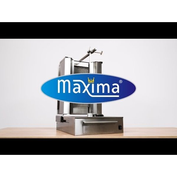 Shoarma Grill | Drie gasbranders | RVS beschermgaas | Verstelbare grillspies | 547x686x927(h)mm