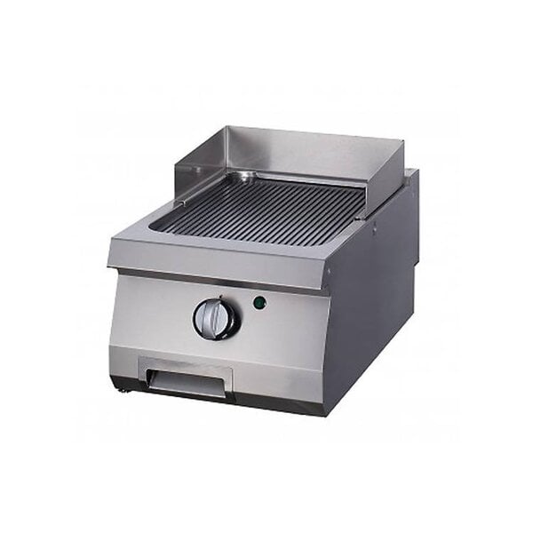 Heavy Duty Grillplaat | 100–300°C | RVS | Gegroefd grilloppervlak | 400x700x280(h)mm