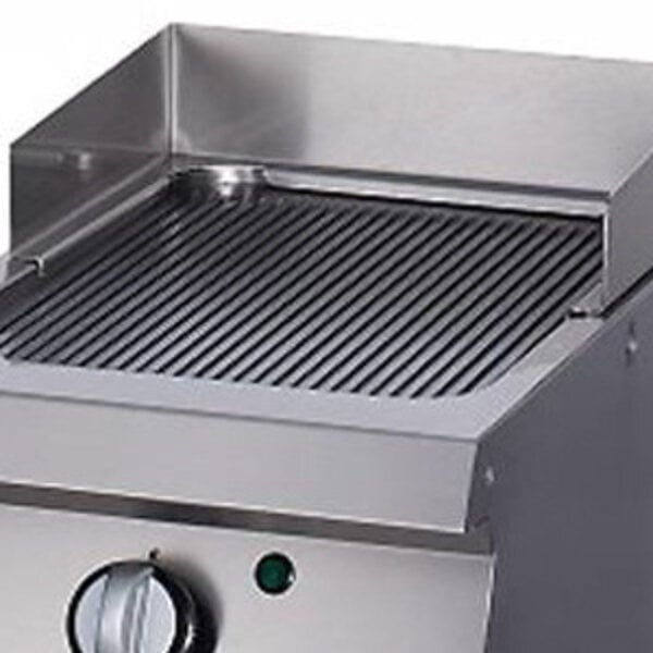 Heavy Duty Grillplaat | 100–300°C | RVS | Gegroefd grilloppervlak | 400x700x280(h)mm