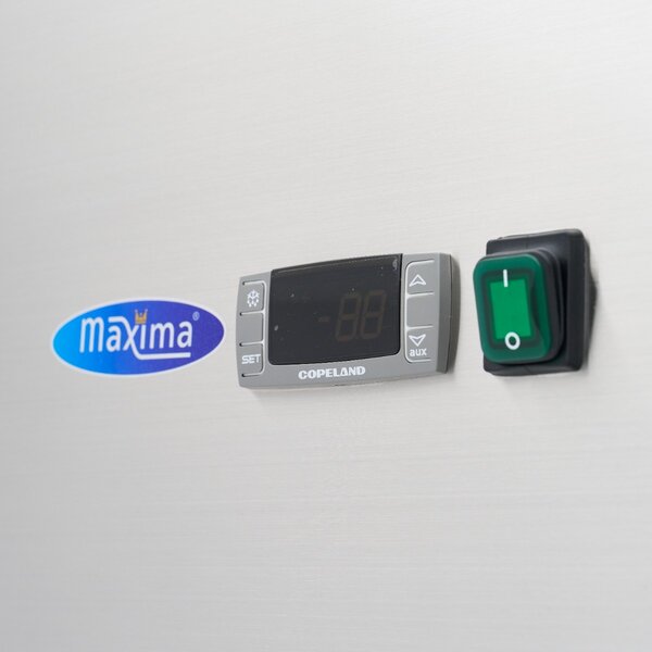 Koelkast horeca RVS | 1 Draaideur | 392 Liter Capaciteit | 3 Roosters | 0.2kW (230V) | 680x710x2010(h)mm