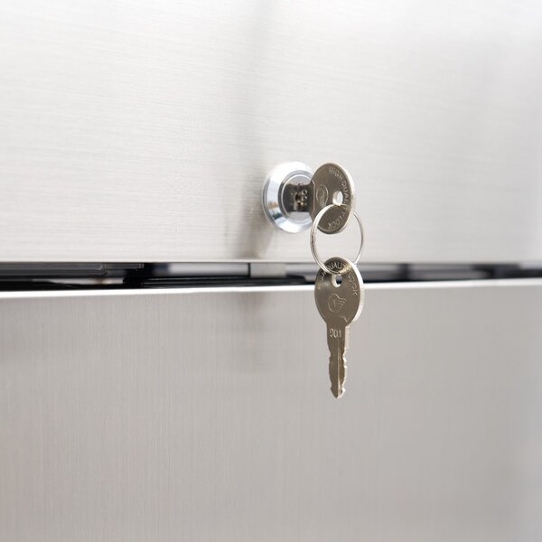 Koelkast horeca RVS | 1 Draaideur | 392 Liter Capaciteit | 3 Roosters | 0.2kW (230V) | 680x710x2010(h)mm