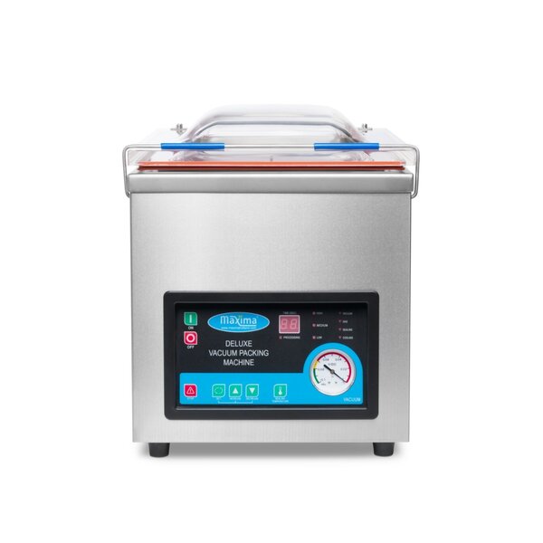 Vacumeermachine tafelmodel | 1 Compartimenten | RVS | RVS behuizing | 0.37kW (230V) | 370x480x435(h)mm